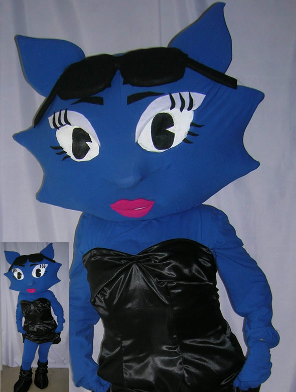 Be Boop Fashion Girl: a cute blue kitten!